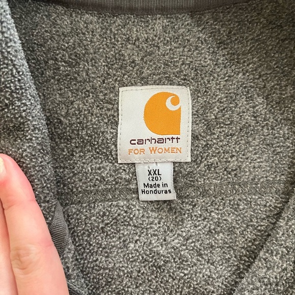 Carhartt Womens fleece vest. XXL. Grey. Embroidered logo - Picture 3 of 4